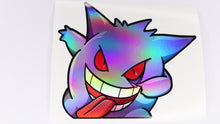 Load and play video in Gallery viewer, Gengar (Pokemon) Peeker Anime Decals Holographic