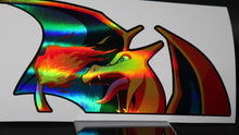 Load and play video in Gallery viewer, Charizard (Pokémon) Holographic Anime Peeker Decals