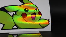 Load and play video in Gallery viewer, Pikachu (Pokémon) Peeker Anime Decals Holographic