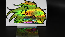 Load and play video in Gallery viewer, Tia Hallibel (Bleach) Peeker Anime Holographic Decals &quot;Former Tres Espada&quot;
