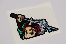 Load image into Gallery viewer, Tanjiro Kamado Demon Slayer Peeker Anime Decals Original