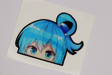 Load image into Gallery viewer, Aqua (Konosuba) Peeker Anime Decals Original