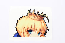 Load image into Gallery viewer, King Arthur "Arthur Pendragon" (Saber Fate/Stay) Peeker Anime Decals Original