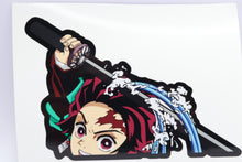 Load image into Gallery viewer, Tanjiro Kamado Demon Slayer Peeker Anime Decals Original