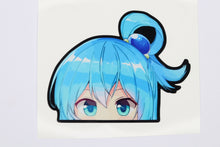 Load image into Gallery viewer, Aqua (Konosuba) Peeker Anime Decals Original