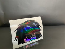 Load image into Gallery viewer, L  (Death Note) Sticker Anime Decal Peeker Holographic