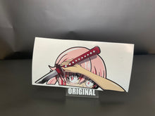 Load image into Gallery viewer, Yuno Gasai (Future Diary) Sticker Anime Decal Peeker Original