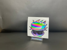 Load image into Gallery viewer, Satoru Gojo Peeker Anime Decals Stickers Holographic