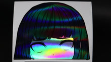 Load and play video in Gallery viewer, Hinata Hyuga (Naruto) Peeker Anime Holographic Decals Hinata Uzumaki
