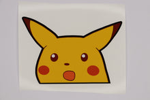 Load image into Gallery viewer, Pikachu Pokémon Peeker Anime Decals Original
