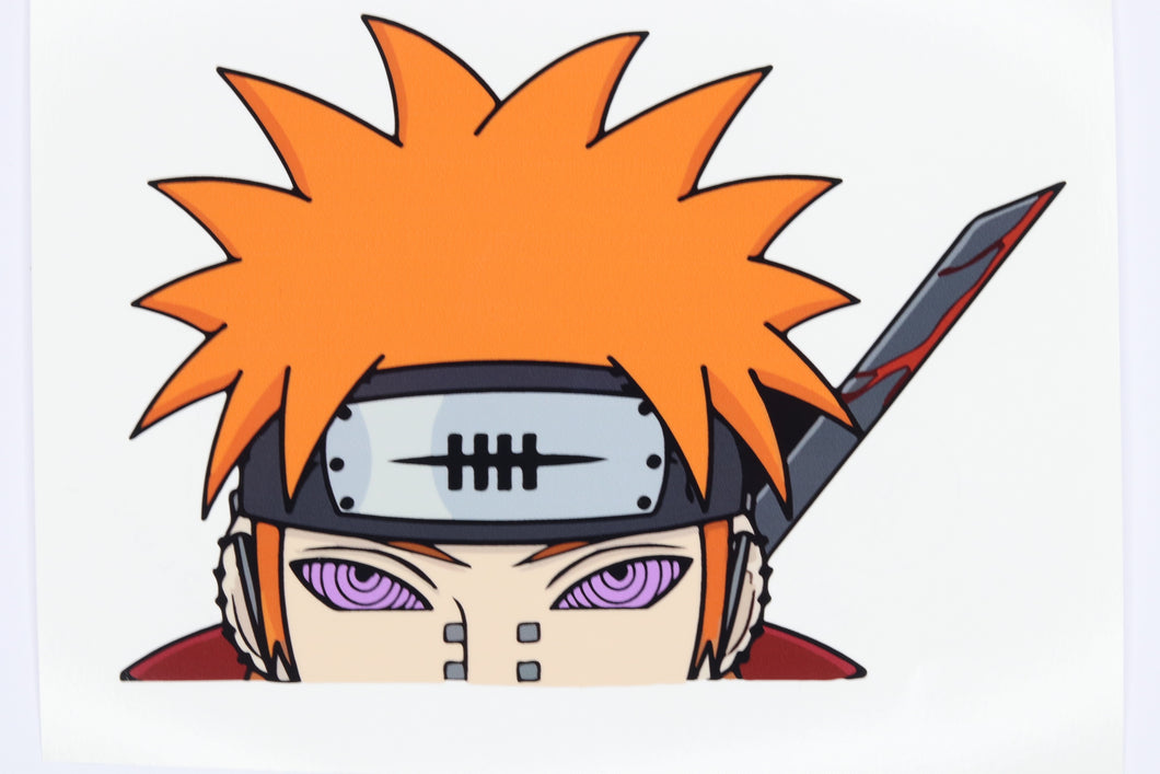 Pain (Naruto) Peeker Anime Decals Original
