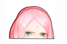Load image into Gallery viewer, Sakura Haruno Naruto Peeker Anime Decals Sakura Uchiha
