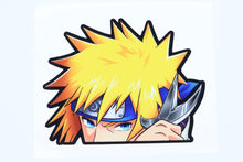 Load image into Gallery viewer, Minato Namikaze Naruto &quot;The Fourth Hokage&quot;,&quot;Yellow Flash Of The Leaf&quot; Original Peeker  Anime Decals
