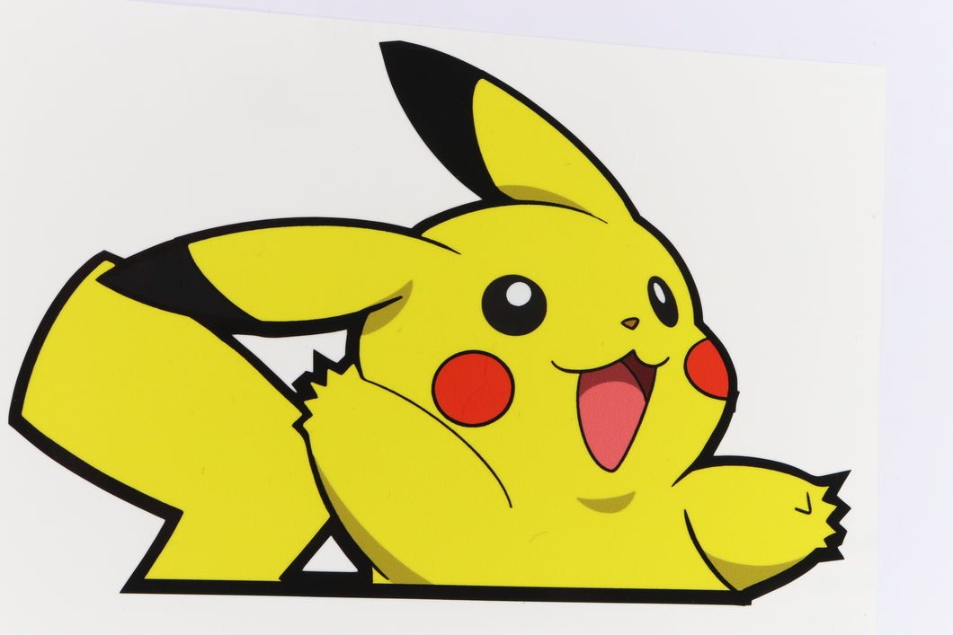 Pikachu (Pokémon) Peeker Anime Decals Original