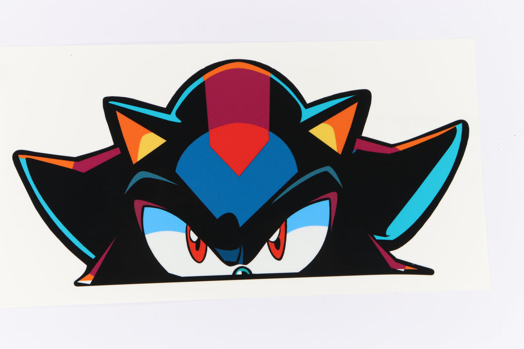 Shadow (Sonic The Hedgehog) Peeker Anime Decals Original