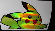 Load and play video in Gallery viewer, Pikachu (Pokémon) Peeker Anime Decals Holographic
