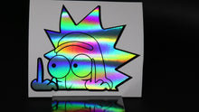 Load and play video in Gallery viewer, Rick Sanchez (Rick and Morty) Peeker Anime Holographic Decals
