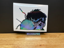 Load image into Gallery viewer, Yusuke Urameshi (Yu Yu Hakusho) Peeker Anime Decals Stickers Holographic

