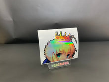 Load image into Gallery viewer, King Arthur &quot;Arthur Pendragon&quot; (Saber Fate/Stay) Peeker Anime Decals Holographic
