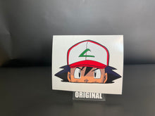 Load image into Gallery viewer, Ash Ketchum Sticker Decal Anime Peeker Original
